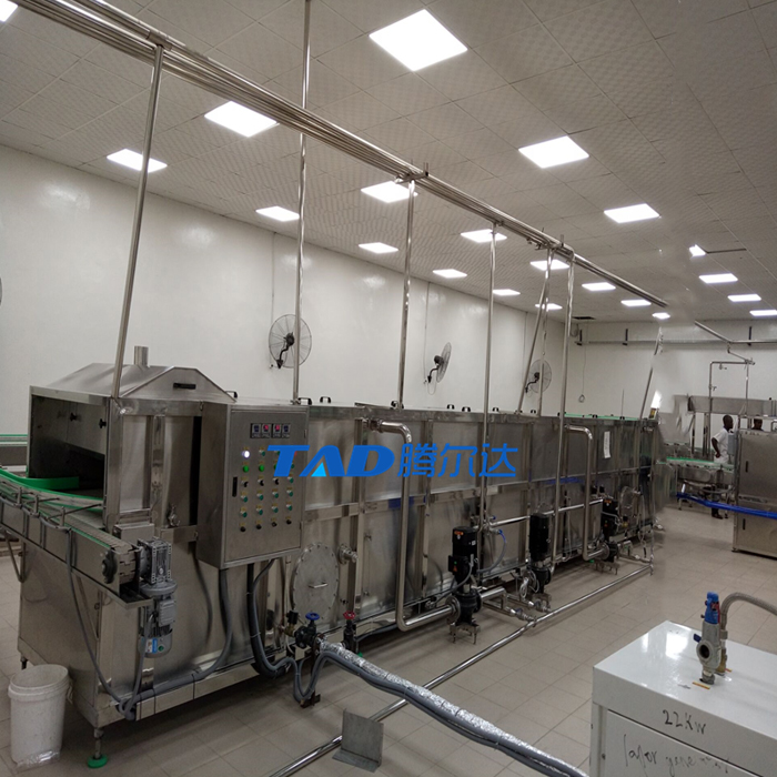 倒瓶杀菌、喷淋